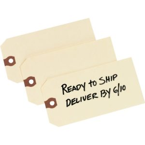 Avery  Shipping Tags, Unstrung, 5-1/4"x2-5/8", 1000/BX, Manila