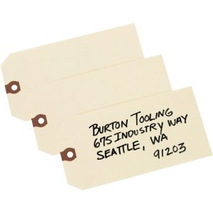 Avery  Shipping Tags, Unstrung, 6-1/4"x3-1/8", 1000/BX, Manila