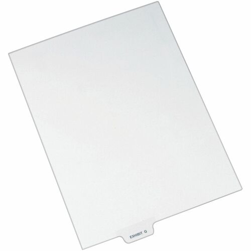 Avery Divider, "Exhibit Q", Bottom Tab, 8-1/2"x11", 25/PK, White
