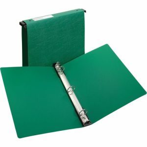 Avery  Hanging Storage Binder,3 Ring,1" Capacity,11"x8-1/2",Green