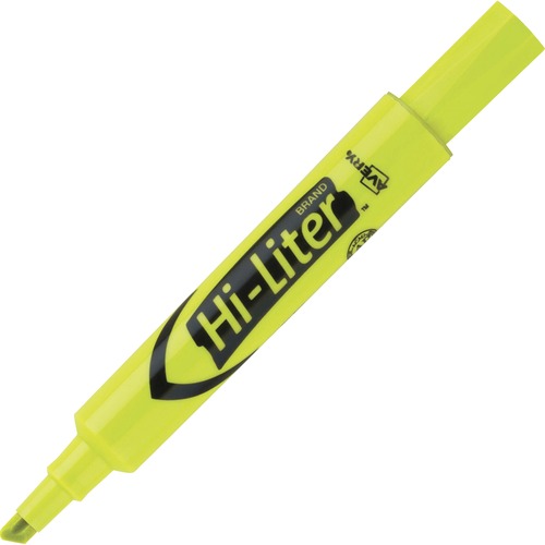 Avery Highlighter, Chisel Point, 1 DZ, Fluorescent Yellow