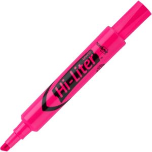 Avery  Highlighter, Chisel Point, 1 DZ, Fluorescent Pink
