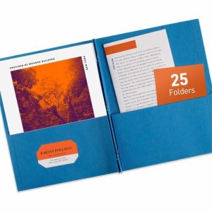 Avery  2-Pocket Fldr w/3-Prong Fstnr, Ltr, 20 Sht Cap., 25/BX, LBE