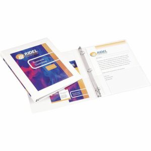 Avery  Slant Ring View Binder, 1/2" Cap, 8-1/2"x11", White