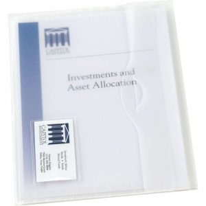 Avery Translucent Document Wallets, Matte Finish, 12/BX, CL