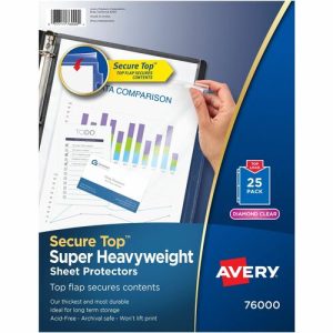Avery  Sheet Protectors,Super Hvywt,25/PK,Diamond Clear