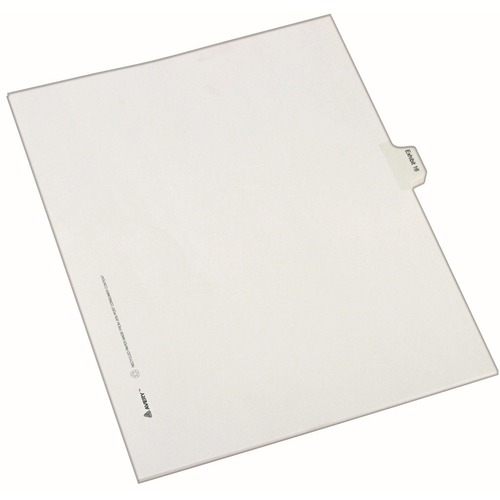 Avery Index Dividers, Exhibit 16, Side Tab, 25/PK, White