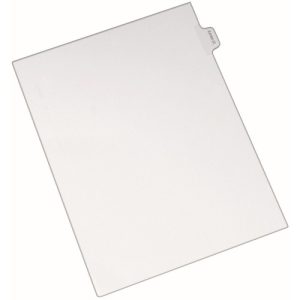 Avery  Index Dividers, Exhibit 22, Side Tab, 25/PK, White