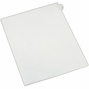 Avery  Index Dividers, Side Tab 2 - 1/25 Cut, 8-1/2"x11", 25/PK, WE