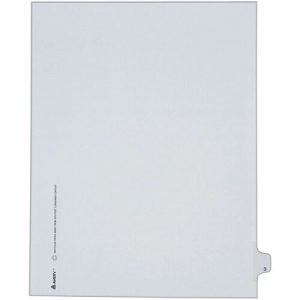 Avery Index Dividers, Side Tab 3 - 1/25 Cut, 8-1/2"x11", 25/PK, WE
