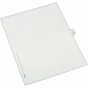 Avery Index Dividers,Side Tab 38 - 1/25 Cut,8-1/2"x11",25/PK,WE
