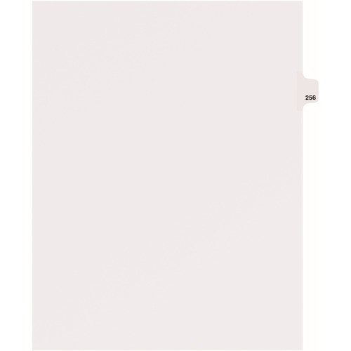 Avery Dividers, "256", Side Tab, 8-1/2"x11", 25/PK, White