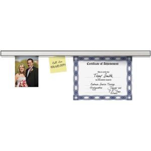 Advantus Corp. Grip-A-Strip Display Rail, 12"L, Satin