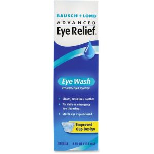 Bausch + Lomb Inc Eye Wash, Sterile Irrigating Solution, 4 Fluid oz