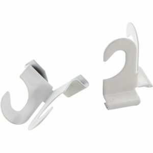 Baumgartens  Suspended Ceiling Hooks, 2" Long, 2/PK, White
