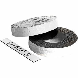 Baumgartens  Magnetic Labeling Tape, 1"x50' Roll, White