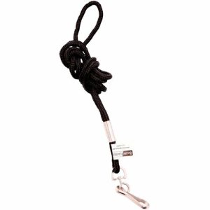 Baumgartens  Standard Lanyard, With Hook, 36" L, Nylon, Black