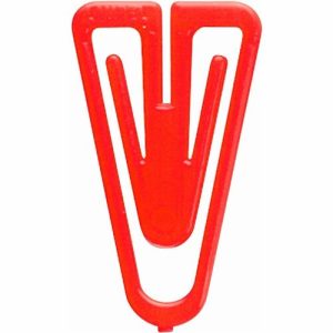 Baumgartens  Paper Clips, Plastic, Medium, 500/BX, Assorted