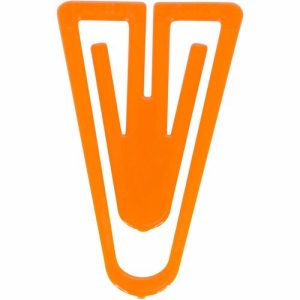 Baumgartens Paper Clips, Plastic, X-Large, 50/BX, Assorted