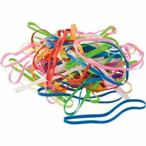 Baumgartens  PlastiBands, Size 2-1/8", 200/BX, Assorted Colors