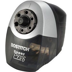 Bostitch (Stanley Bostitch) Commercial Pencil Sharpener, 6 Ft. Cord, 5"x9"x7-1/2", Gray