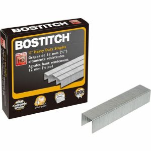 Bostitch (Stanley Bostitch)  Heavy-Duty Staples, f/B310HDS, 00540, 1/2"W, 1000/BX, 1/2"L
