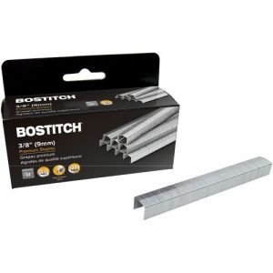 Bostitch (Stanley Bostitch)  B-8 Staples, Chisel Pt, 1/2"W, 3/8"L, 5000/BX