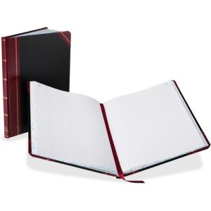 Boorum & Pease  Columnar Book,Record Ruled,150 Pages,10-3/8"x8-1/8",Black