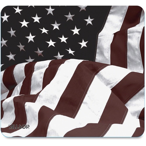 Allsop Mouse Pad, Naturesmart, American Flag, 8"x8.5", RWB